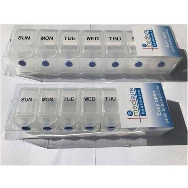 7 Day Large Push Button Pill Organiser