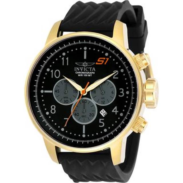 Invicta 886678289509 Mens 23816 S1 Rally Quartz Chronograph Black & Grey Dial Watch