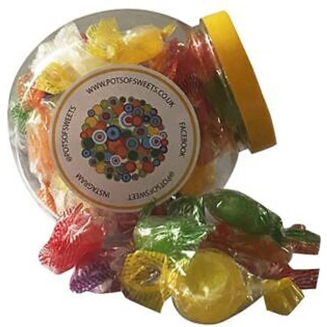 250g Cookie Jar of Stockleys Hard Boiled Fruit Drop Sweets