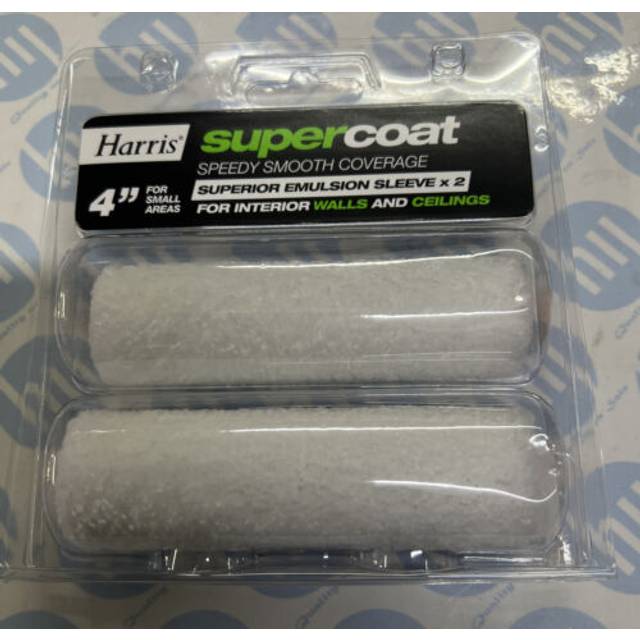 Harris supercoat superior emulsion sleeve x 2 for small areas 4''