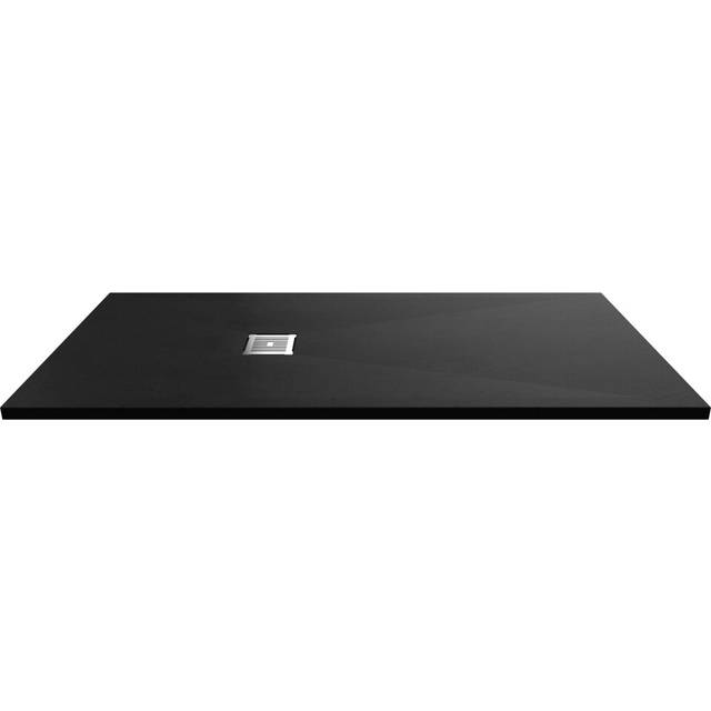 1700mm x 800mm Premium Slimline Rectangular Shower Tray - Slate Black