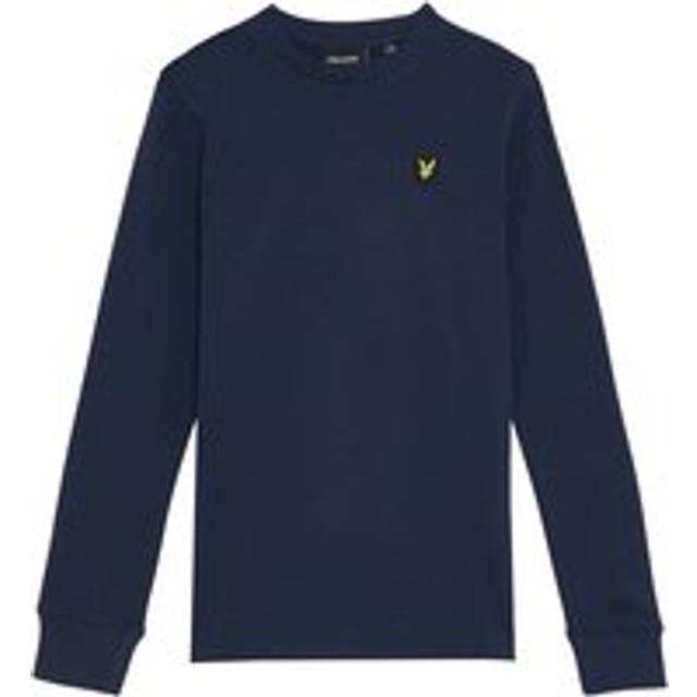 Lyle And Scott Kids Plain Long Sleeve T-Shirt - Navy - Size: 5/6 y