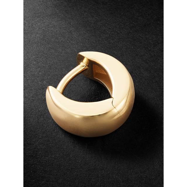 Foundrae - Love Huggie 18-Karat Gold Single Hoop Earring - Men - Gold