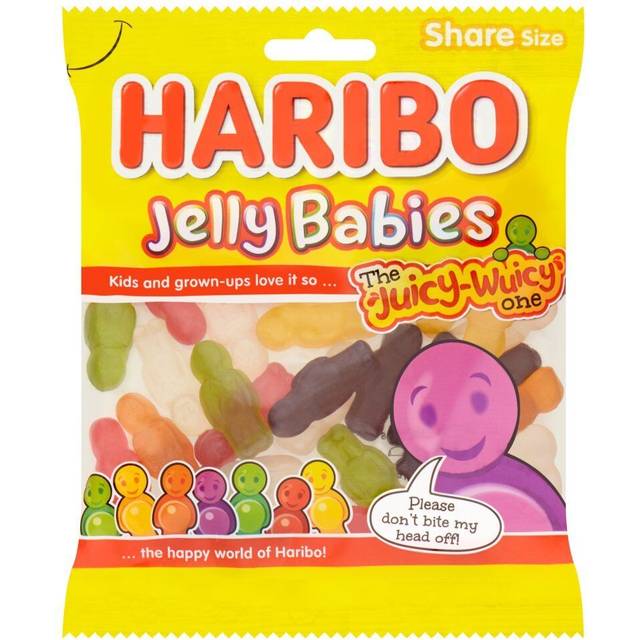 HARIBO Jelly Babies Bag 140g (12 x 140g)