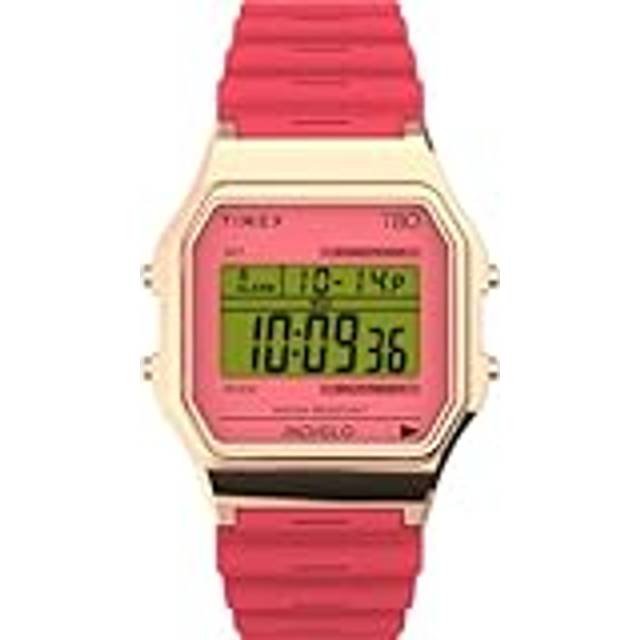 Timex T80 Steel Resin Strap Watch TW2W44000