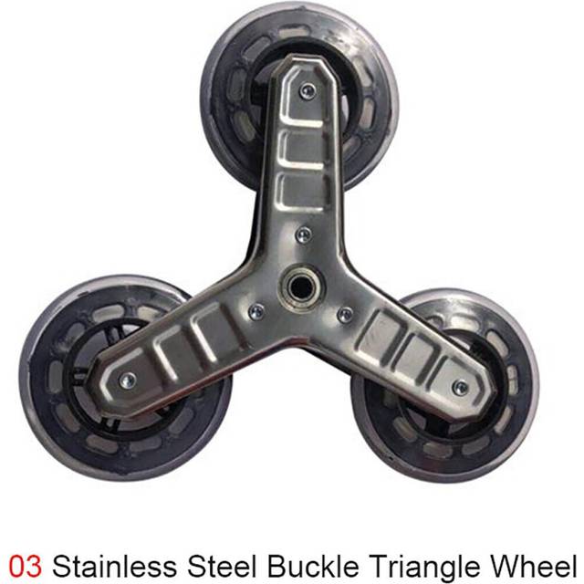 (Grey) Shopping Cart Wheels Stair Climbing Barrow Laundry Trolley Tyre Replacement