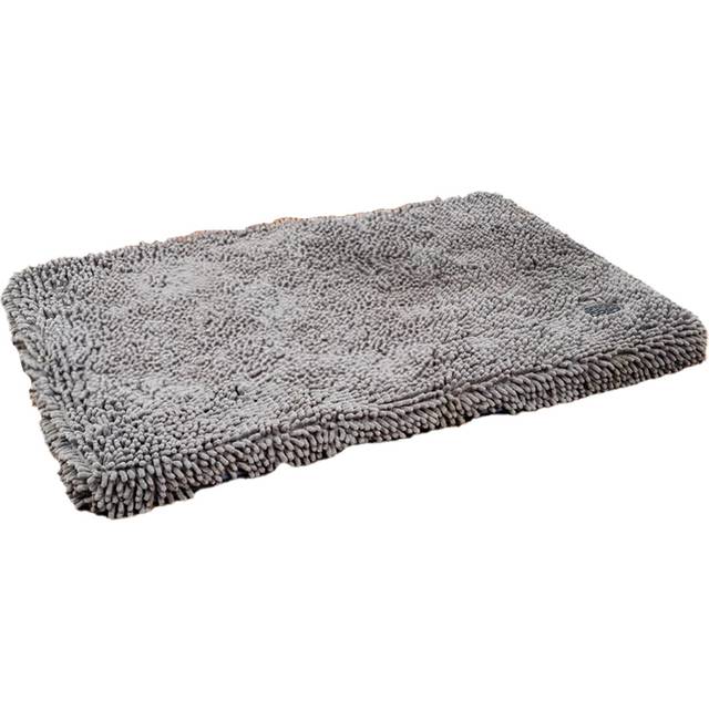 Snug & Cosy Noodle Mat Grey Memory Foam - Large, Grey
