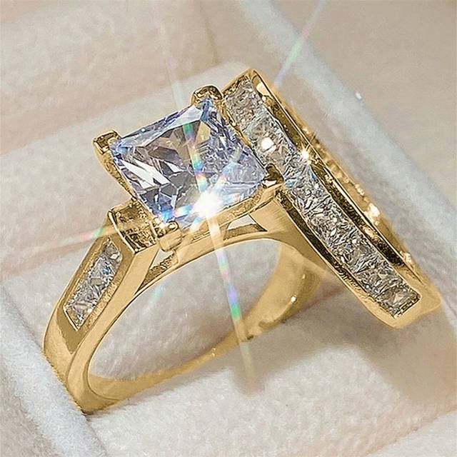 SHEIN 2Pcs/Set Girls Fashion Cubic Zirconia Rings For Children For Birthday Gifts For Party Jewelry Daily Decoration