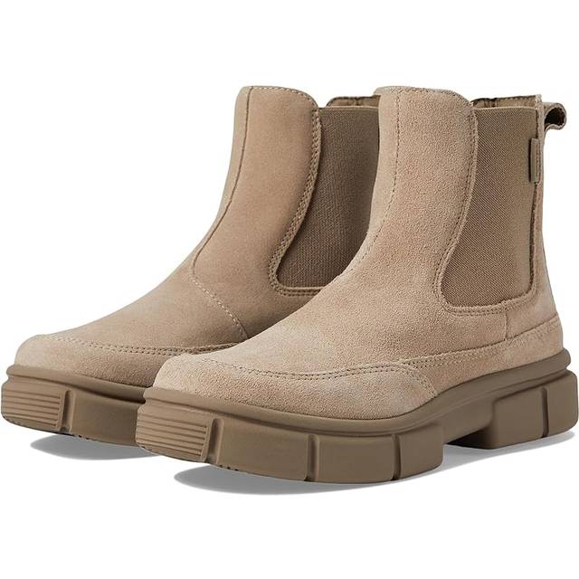 Sorel Women's Explorer Strt Waterproof Leather Chelsea Boots - UK 6 - Grey