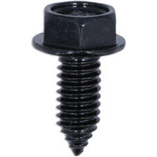 Connect - Black Hex-Head Body Screw with Washer - Universal 50pc 36431