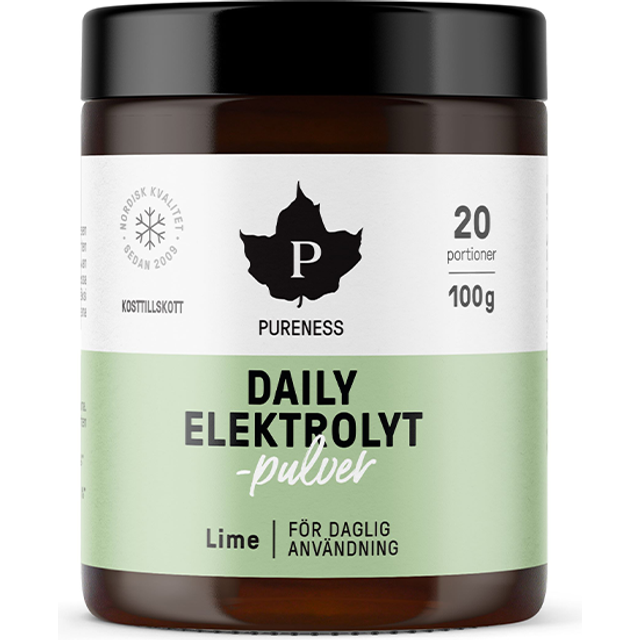 Pureness Daily Elektrolytpulver Lime, 100g