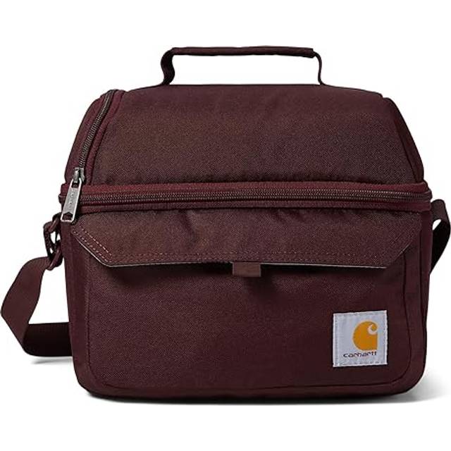 Carhartt 12 Can Two Compartment Lunch Box | Durable  Fully-Insulated Lunch Bag for Women & Men  Large Lunchbox (Port)
