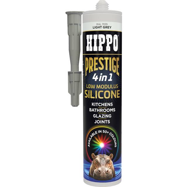 Hippo Prestige 4-in-1 Light Grey Silicone - 300ml
