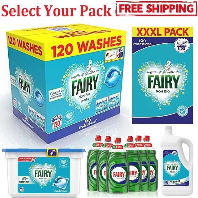 Non Bio Pods Washing Liquid Capsules for Sensitive Skin, 12 Washes