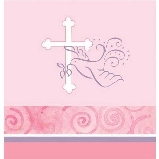 Creative Converting Faithful Plastic Dove Party Table Cover