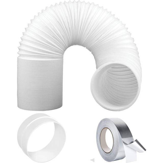 10m vent hose 5" air conditioner extension kit pvc duct + aluminium foil tape