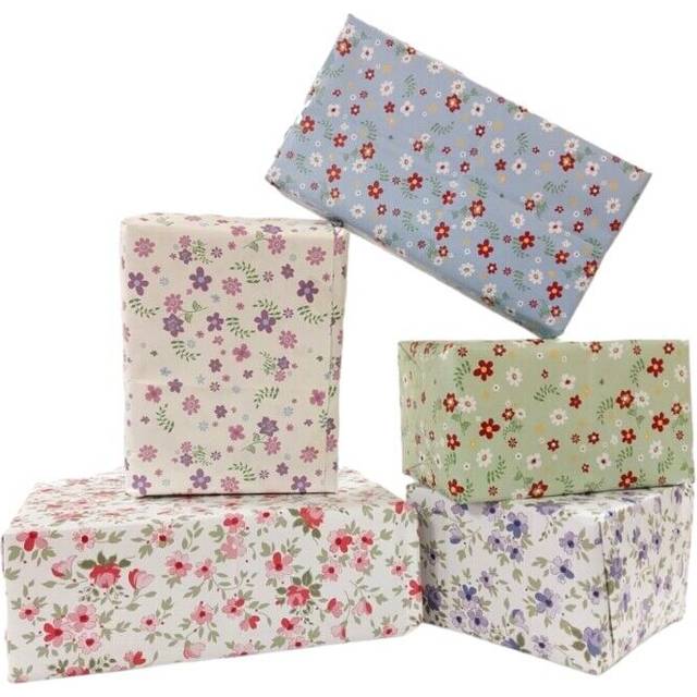 10 sheet of mix designer soft touch foiled gift wrap - wrapping paper
