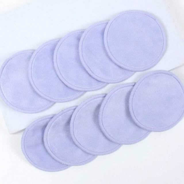 SHEIN 5/10/20pcs Reusable Makeup Remover Pads, Gentle On Skin, Washable, Quick Makeup Removal, Suitable For All Skin Types.