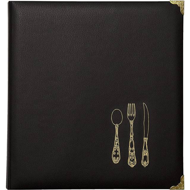 Black Leatherette Recipe Binder
