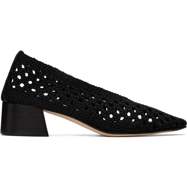 Miista Women's Taissa Woven Court Shoes - UK 4 - Black