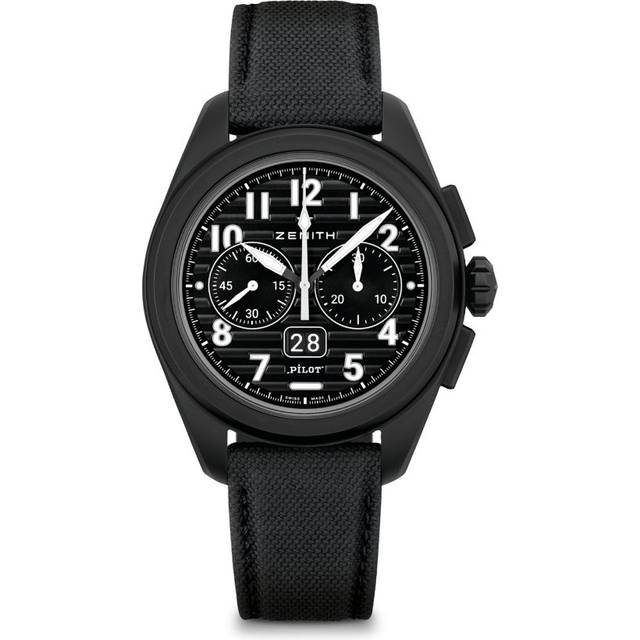 Zenith Ceramic Pilot Automatic Watch - Black - 43mm