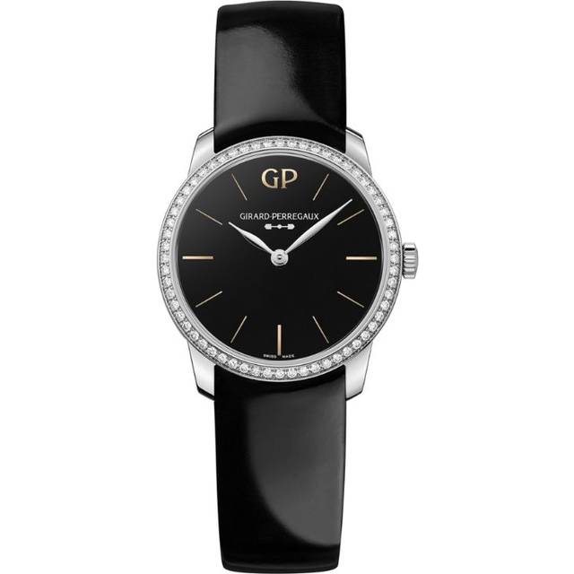 Girard Perregaux Stainless Steel, Diamond and Onyx 1966 Infinity Edition Watch - Black - 30mm