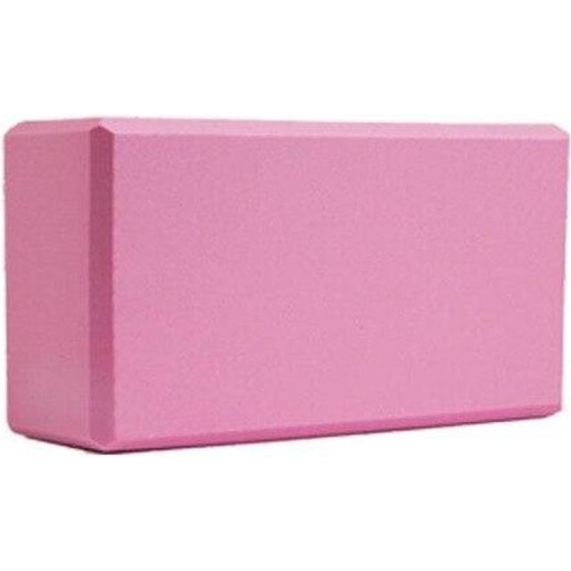 (Pink) Eva Pilates Yoga Blocks Home Gym Fitness Stretching Accessories