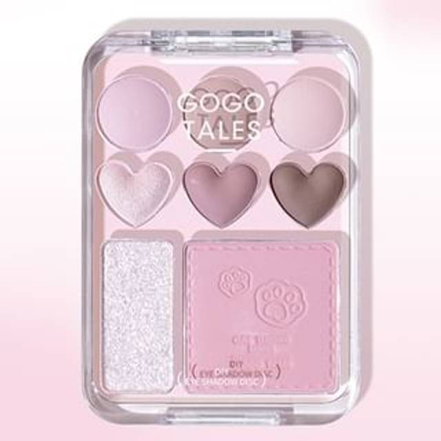GOGO TALES - Heart Blush Palette - Smoky Pink #G03 Smoky Pink - 9.5g