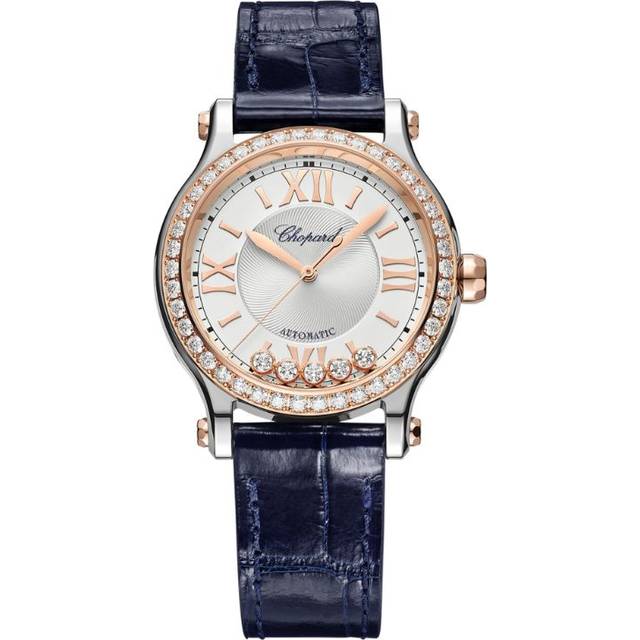 Chopard Rose Gold, Stainless Steel and Diamond Happy Sport Automatic Watch - 33mm