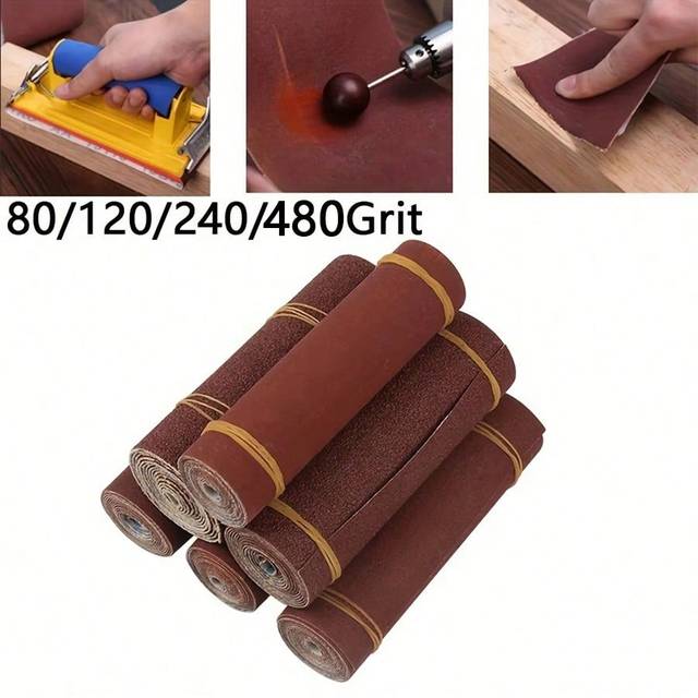 SHEIN 1 Roll Sandpaper Roll For Polishing And Grinding, Sand Cloth Abrasive Paper, Grinding Tools, Tools For Men