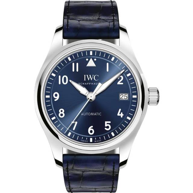 IWC Schaffhausen Stainless Steel Pilot's Automatic Watch - Blue - 36mm