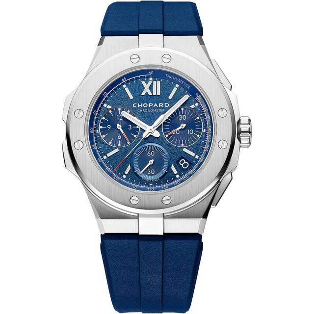Chopard Stainless Steel Alpine Eagle Watch - Silver - 44mm