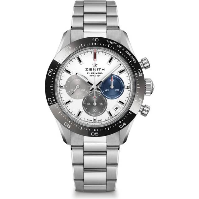 Zenith Stainless Steel Chronomaster Sport Watch - White - 41mm