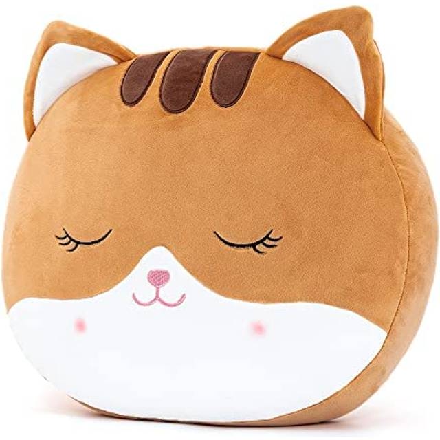 Lazada Cat Plush Kids Pillow Toy Soft Baby Girl Gifts Squishy Toys Brown 15 Inches