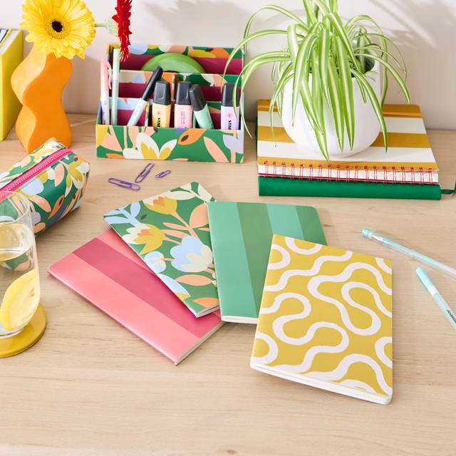 Elements Set of 4 A5 Notebook Refills - Multicolor