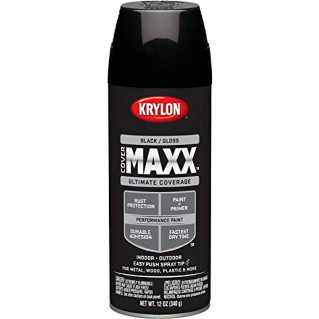 Krylon SW9106 Diversified Brands K09106000 12OZ GLS Spray Paint, 12 Ounce, Gloss Black