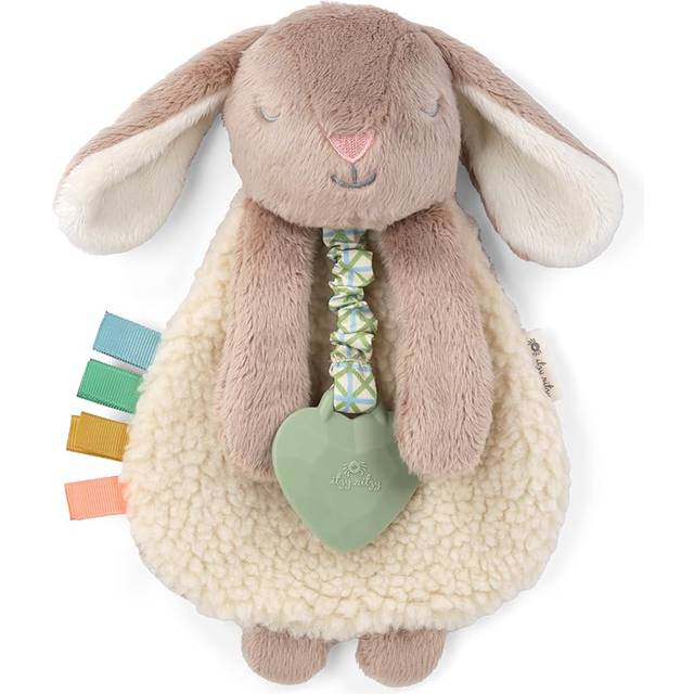 Itzy Lovey -Taupe Bunny - Baby Toys & Gifts for Ages 0 to 1 - Fat Brain Toys - Billie the Bunny