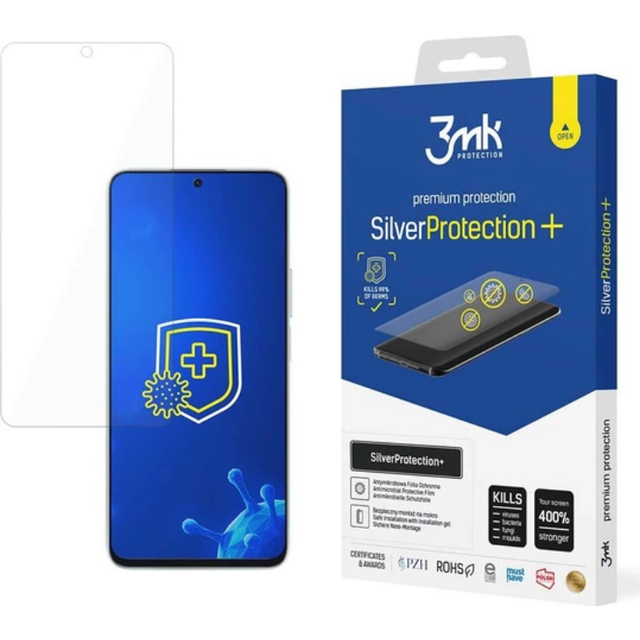 3MK Xiaomi Poco X6 Pro Plastfilm skÃ¤rmskydd Silver Protection+