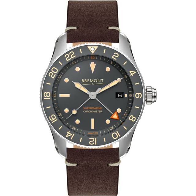 Bremont Stainless Steel Supermarine S302 Watch - Black - 40mm