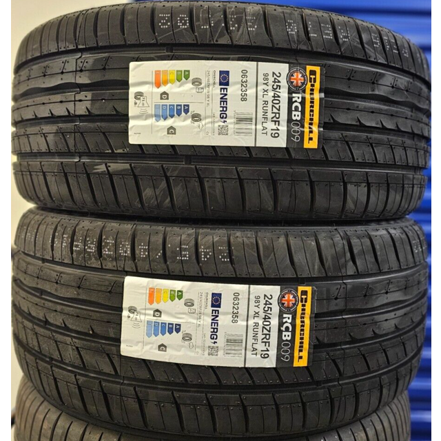 2x churchill sport 245/40 zrft19 xl 98y runflat car tyres 245 40 19 2454019