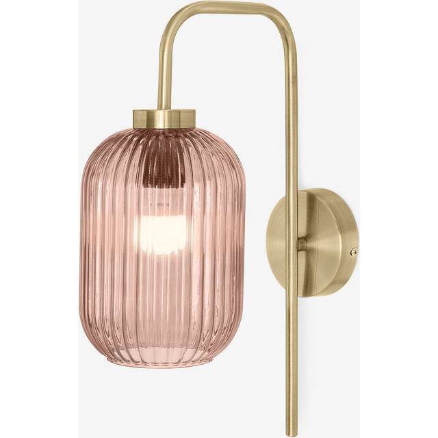 MADE Briz Glass Wall Light, Pink