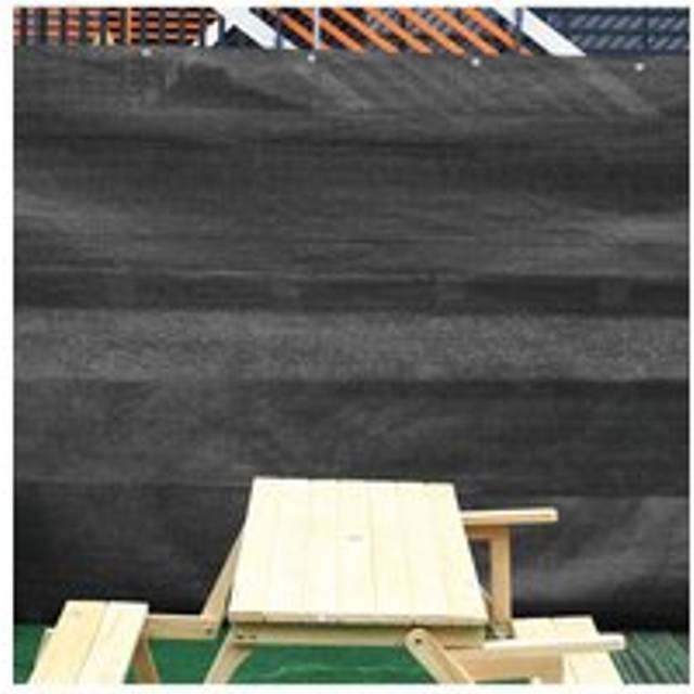 Living And Home Outdoor Privacy Fence Screen In Black - One Size