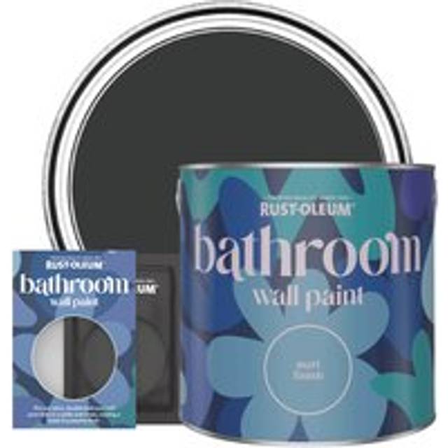 Rust-Oleum Bathroom Wall & Ceiling Paint - Natural Charcoal (Black) - 10ml