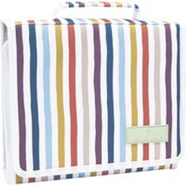 Polyester Picnic Basket - White (10.3cm H X 8.8cm W X 2.7cm D)