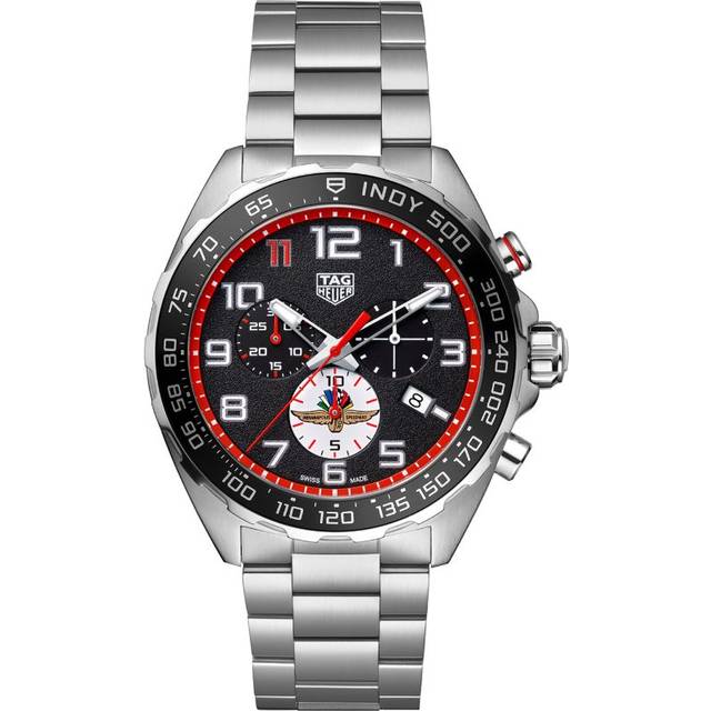 TAG Heuer x Indy 500 Stainless Steel Formula 1 Chronograph Watch - Black - 43mm