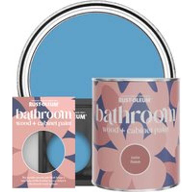 Rust-Oleum Bathroom Wood & Cabinet Paint, Satin Finish - CERULEAN - 10ml - Blue
