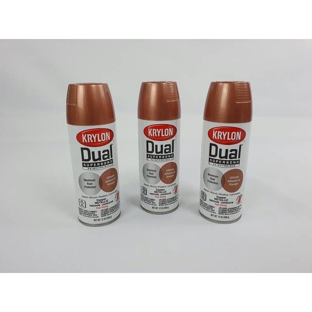 Krylon® dual copper metallic spray paint 1 & 3 pack deal