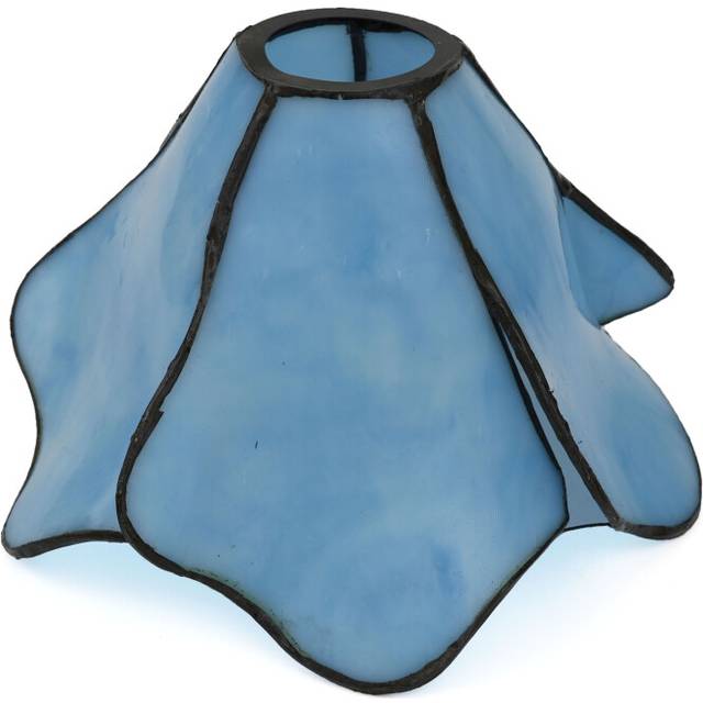 (Flower Shape) 1pc Lamp Shade Replacement, Sunflower Vintage Style Stained Glass Lampshade