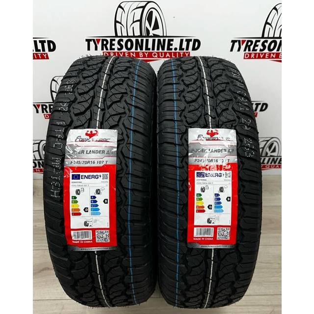 2x 235 70 16 churchill all terrain - brand 4x4 all terrain tyres - m+s 106t