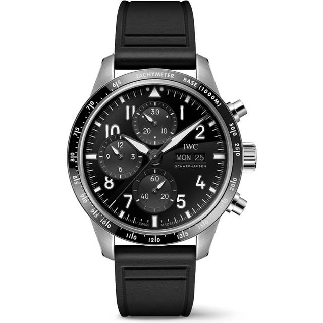 IWC Schaffhausen x Mercedes-Amg Titanium Pilot's Performance Chronograph Watch - Black - 41mm